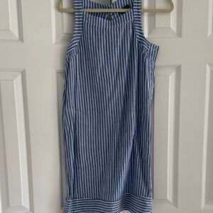 Forcynthia  Blue and White Striped Dress-XS